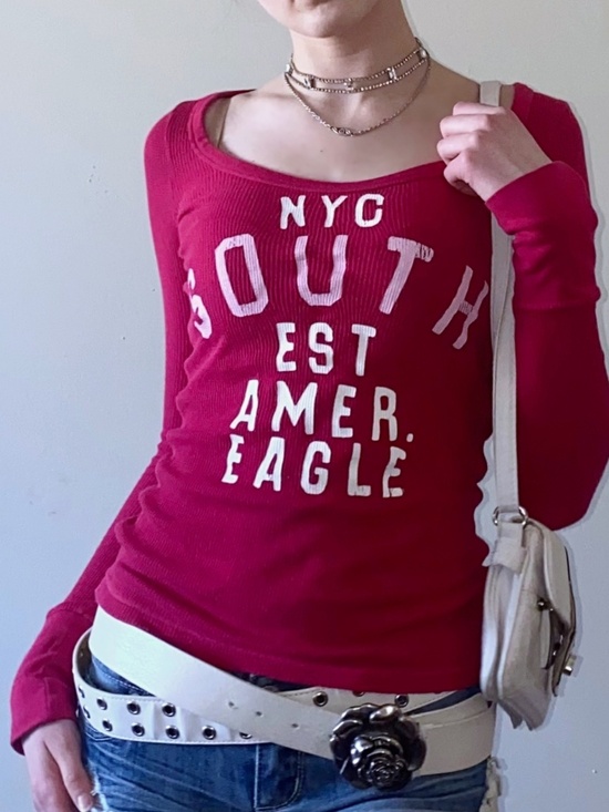 American Eagle Outfitters Tops - Y2K American Eagle Long Sleeve